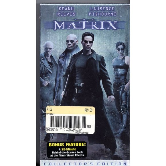 THE MATRIX COLLECTOR'S EDITION ON VHS, 26-Minute Behind-the-Scenes look! - Picture 1 of 2
